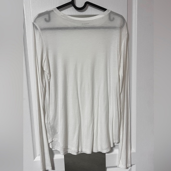 Vince white little boy soft small top worn once - Picture 3 of 7